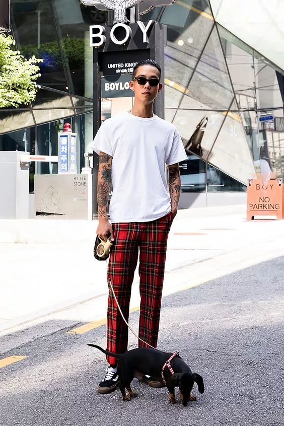 冬季男装搭配男工装裤,男生冬季裤子怎么穿暖和又好看