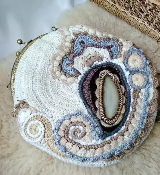 31款超美的爱尔兰钩花包，绝对让你爱不释手，独特的美！附教程