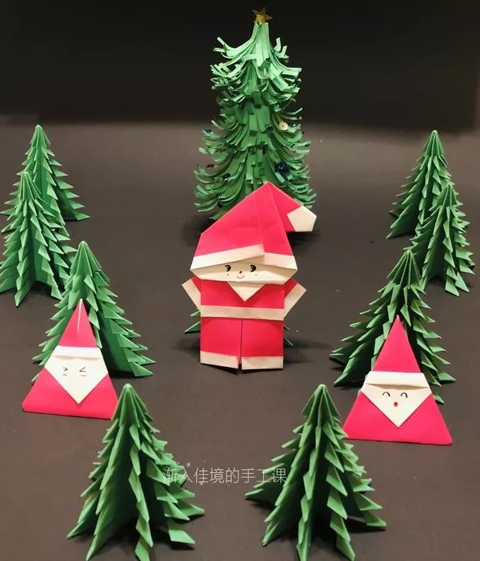 圣诞节用卡纸怎么做出来圣诞礼物,用普通的卡纸做圣诞节贴纸