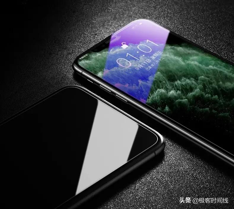 iphone11高清防爆钢化玻璃膜,蓝光钢化膜苹果11防窥膜