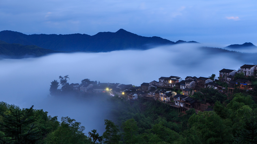 黄山休宁古村,休宁云端村庄
