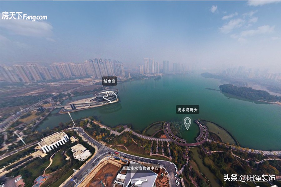 长沙卓越浅水湾230平方案例,长沙卓越浅水湾装修