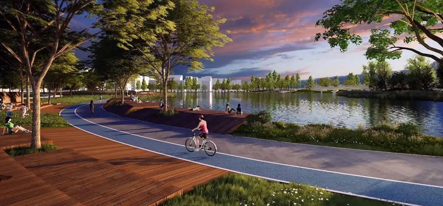 钱塘新区的东湖与金沙湖比较,钱塘区金沙湖规划