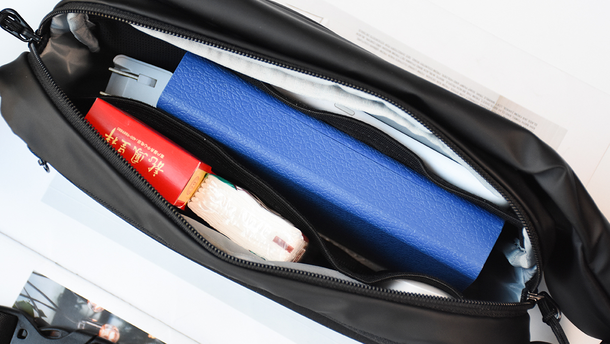 小米69元胸包怎么样,小米多功能运动休闲胸包