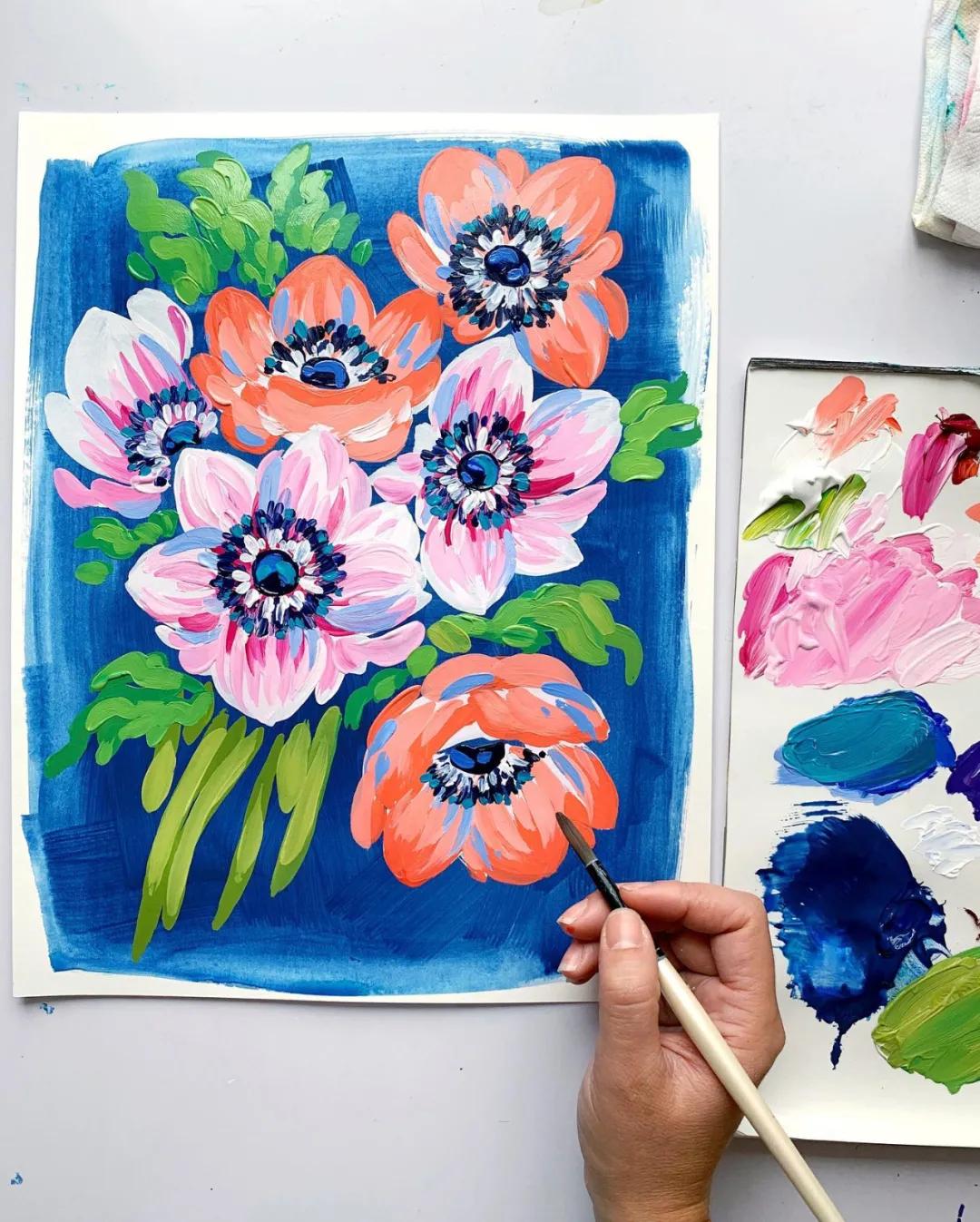 丙烯平涂的正确方法图解,丙烯大面积平涂墙面技巧