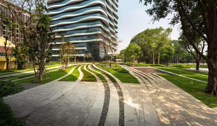 一条景观步道,一条景观路设计图片