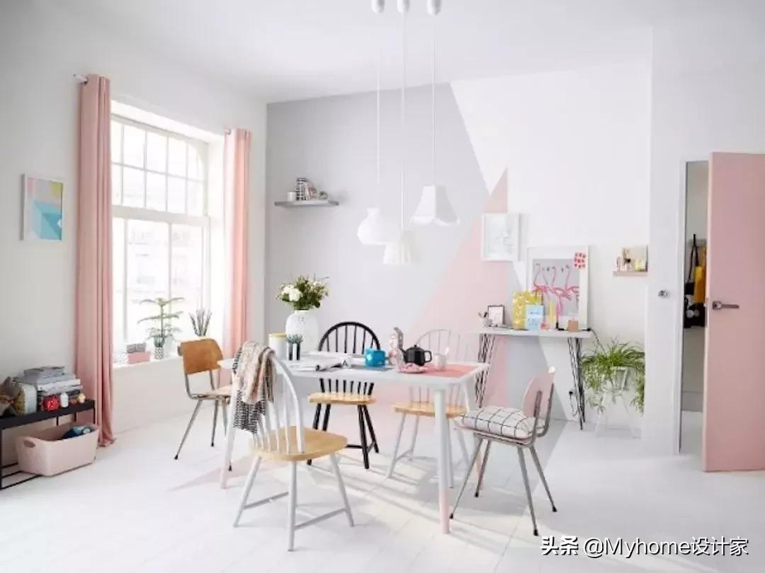 单一色墙过时了！3招色彩墙技巧，引领家居潮流！