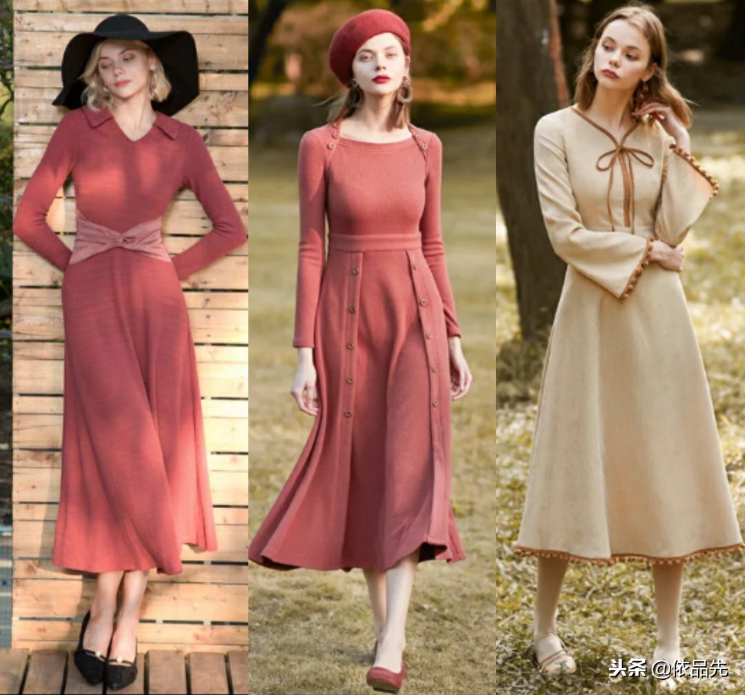 大码裙子200-230斤森系,森系少女复古裙子女装搭配