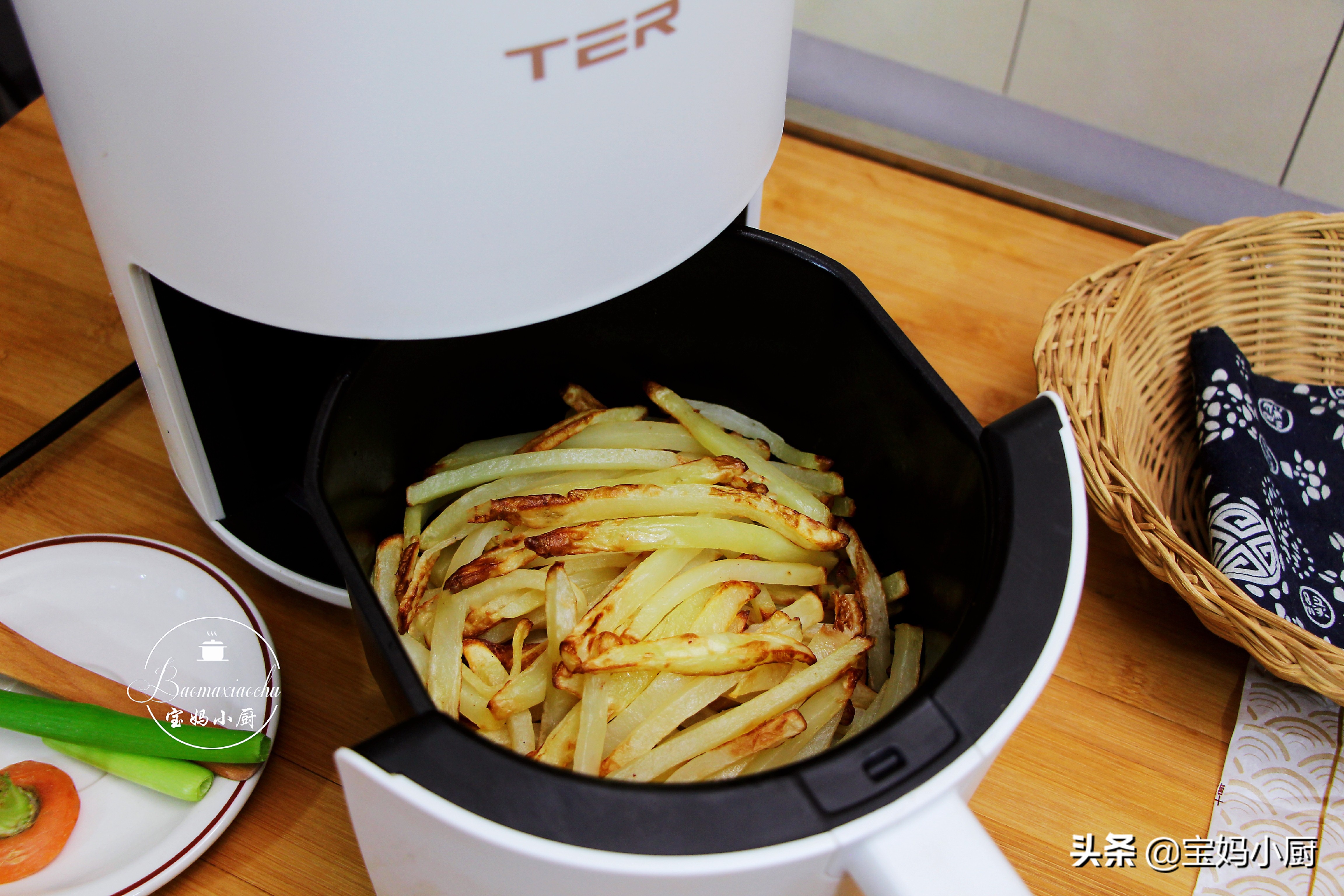 自制炸薯条再也不用到外面去吃啦,解馋小零食空气炸锅炸薯条