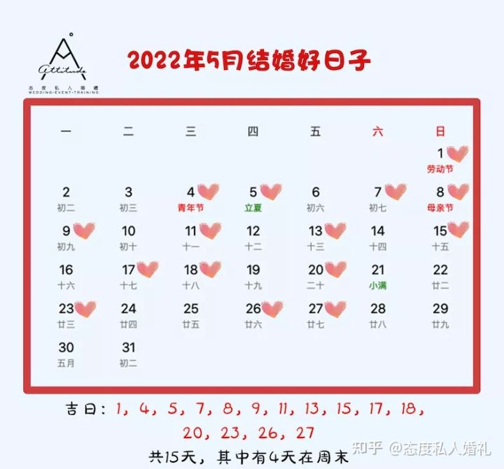 2022年十一最佳的结婚吉日一览表,怎样挑选2020年结婚的吉日