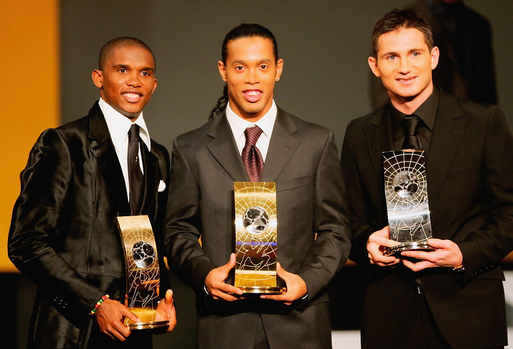 足坛世界历史排名,2010世界足球先生排名