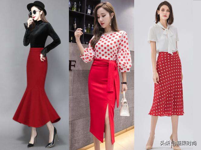 红色衣服女人的气质,高贵有气场女人味十足的红色衣服