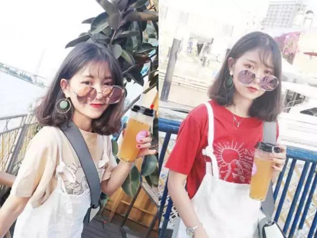 小个子圆脸适合短直发还是长直发,圆脸卷发好还是直发好看