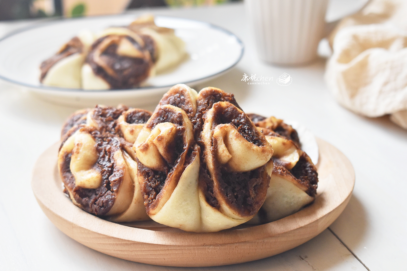 宣南居师傅教你做红糖麻酱花卷,老北京宫门口红糖麻酱花卷