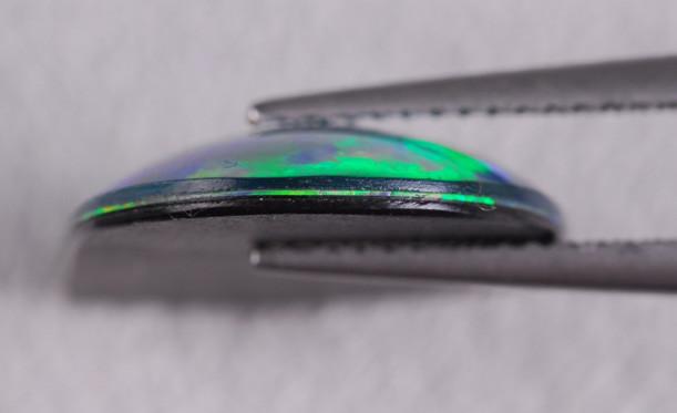 欧泊真假显微镜,慧眼识物真假鉴别图片