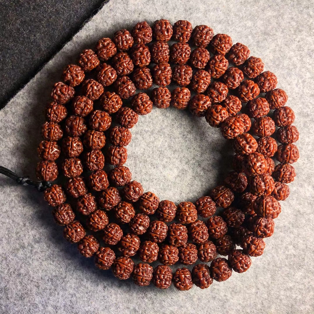 盘玩一年的金刚菩提使劲刷掉包浆,金刚菩提干刷到什么程度再上手盘