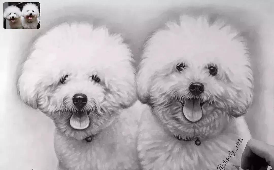 她画的素描比本人还美！比照片还真实，24万网友已被她征服