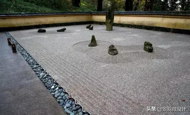 日本最有名枯山水庭院,日本枯山水效果图