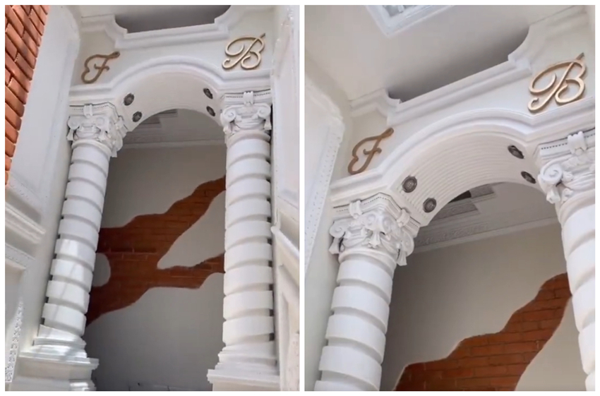 国外装修罗马柱,国外家装奇葩罗马柱