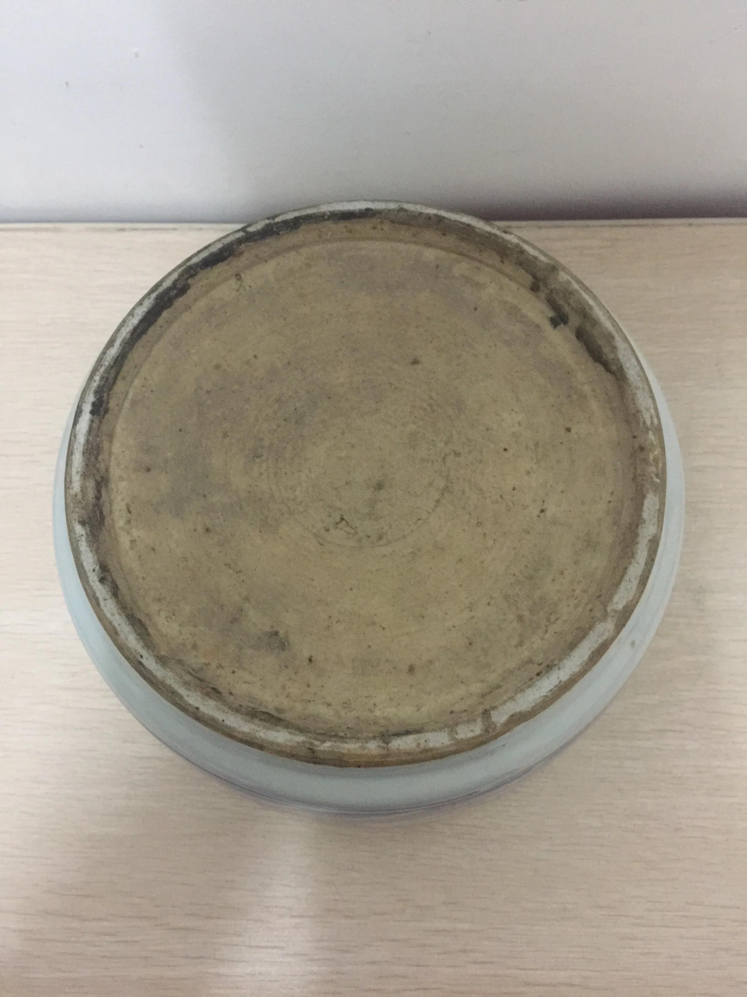 清中期青花三足兽头香炉,清中期开片瓷香炉