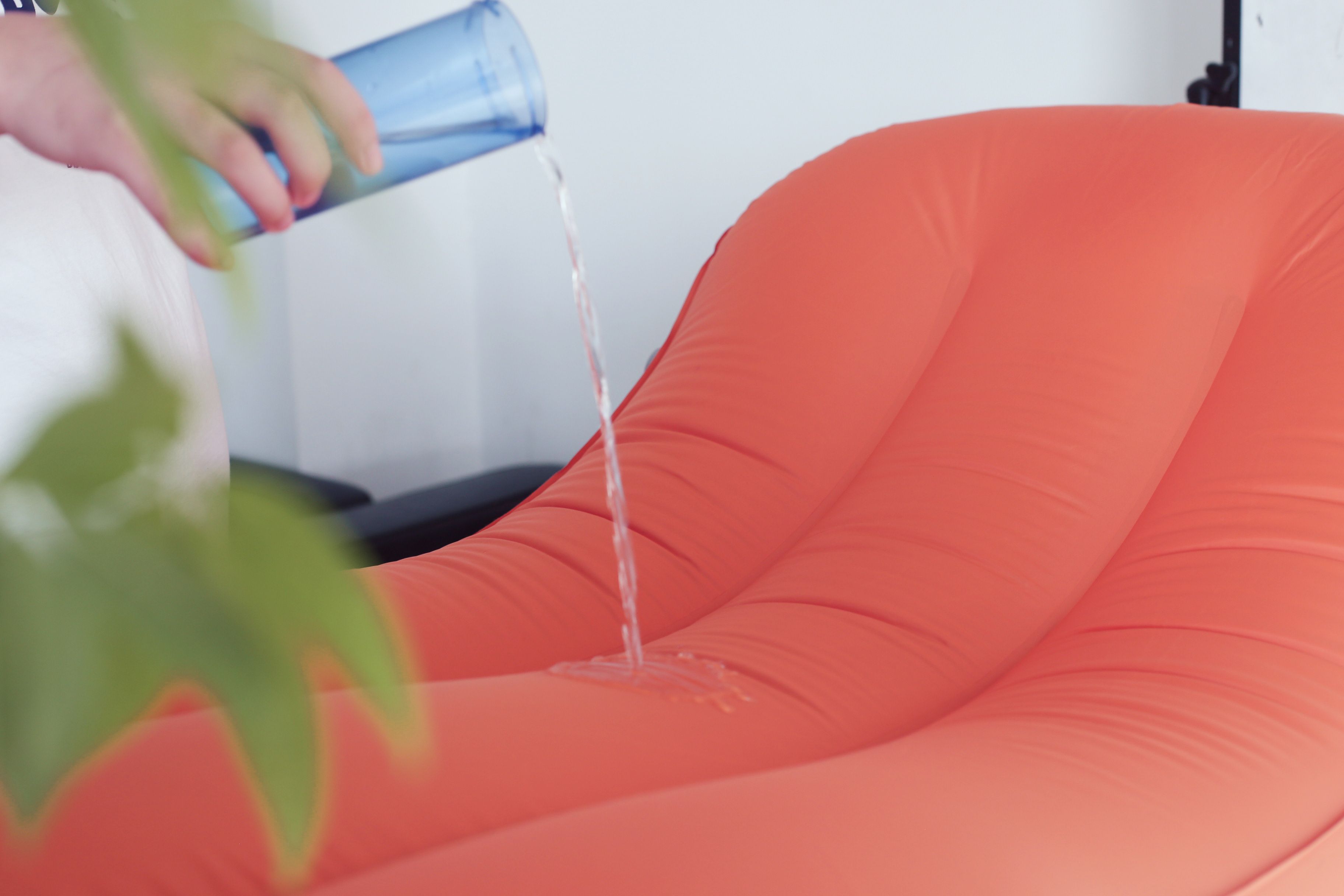 带靠背自动充气床,一键充气旅行床