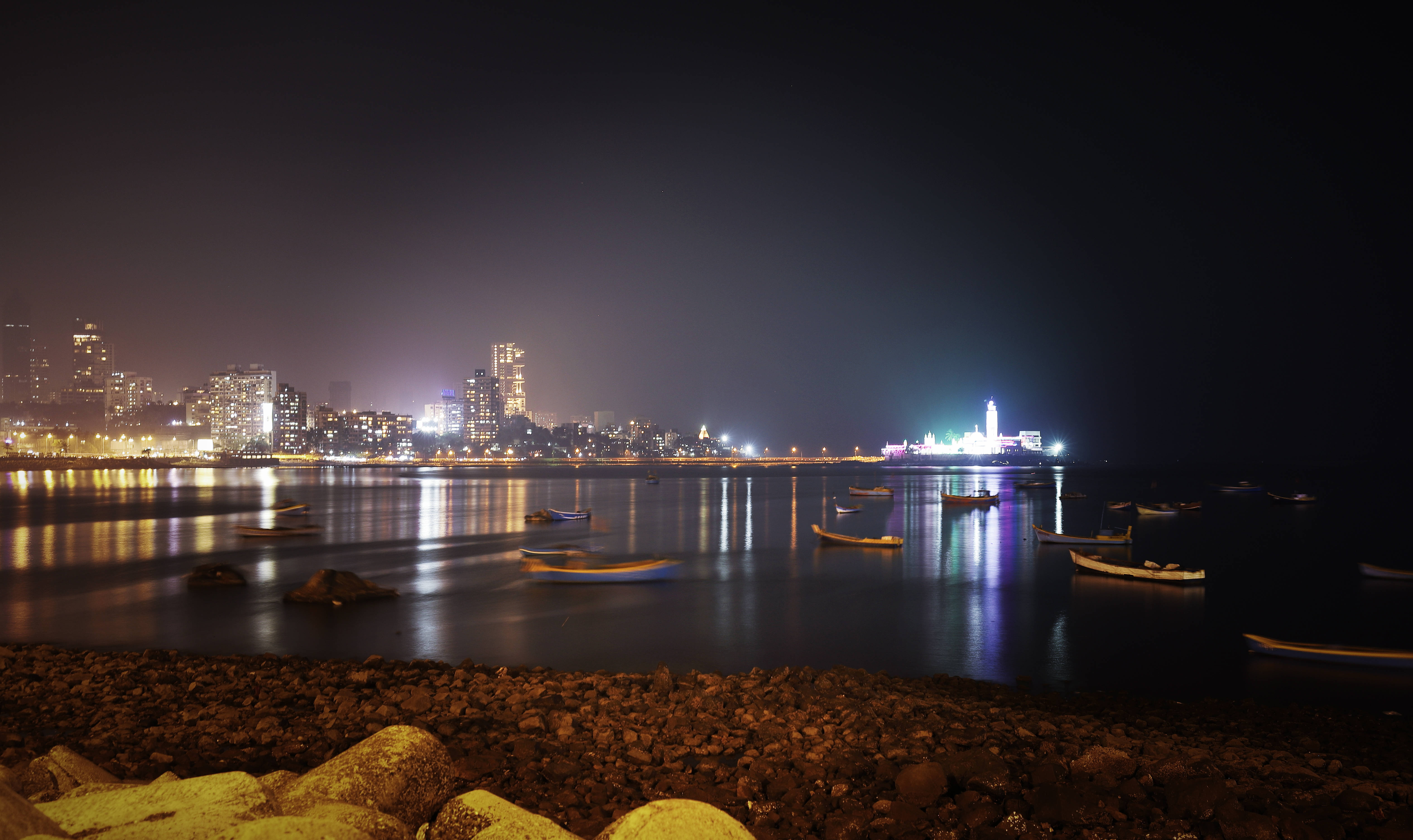 孟买外滩,印度孟买跨年