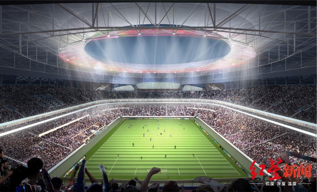 成都市凤凰山体育公园专业足球场,凤凰山体育中心足球场全景图