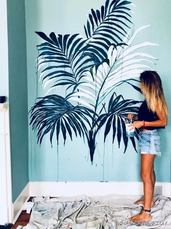 好看好画的墙绘,适合自己动手画墙绘的图片