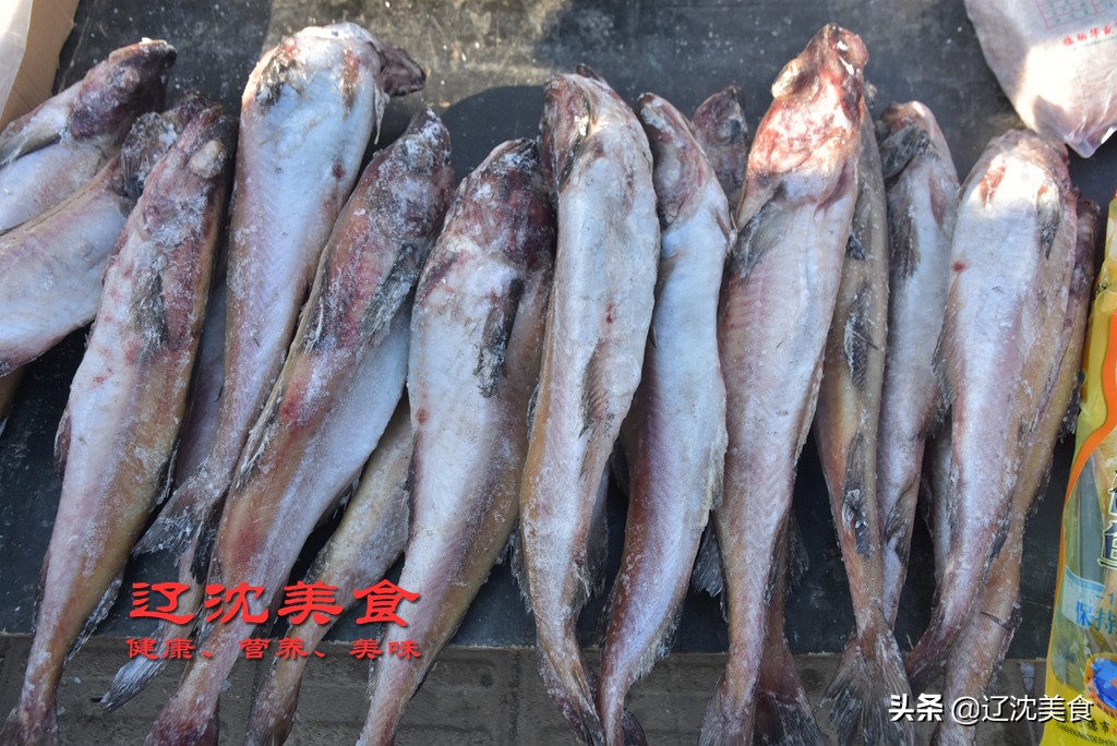 红烧明太鱼大酱,东北大个逛东北早市