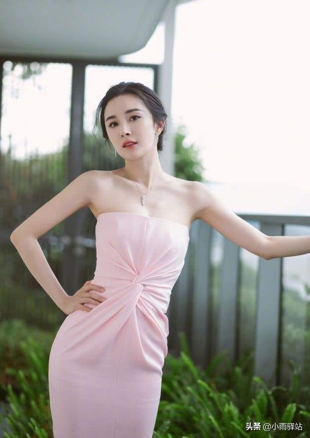 杨幂不愧是大幂幂穿搭,杨幂浴巾裙