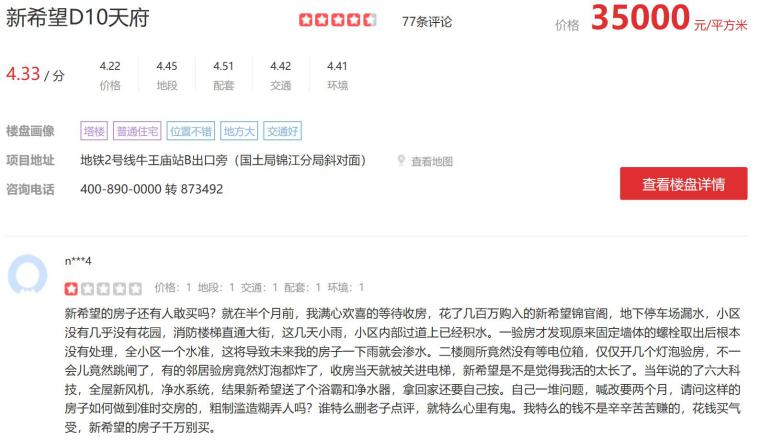 8个月砸300多亿!你会为新希望的房子买单吗?