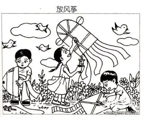 寒假专项训练一二三年级看图写话,开学整理书包看图写话