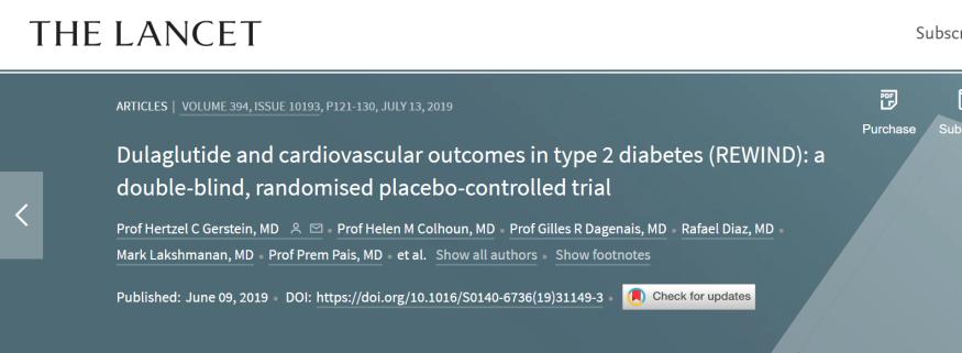 播种在CVOT的荒漠中，GLP-1RA周制剂度拉糖肽结出了什么样的果？