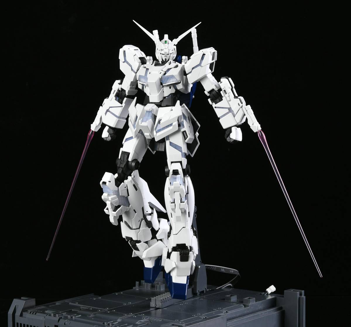 mgex独角兽高达测评,万代限定重炮高达mg开箱