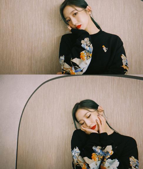 孟美岐粉色衣服搭配图片,孟美岐同款卫衣