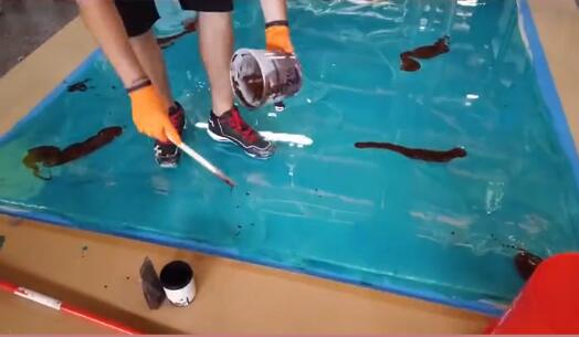 大理石自流平地坪漆家用室内,仿大理石环氧地坪漆多少钱一平米