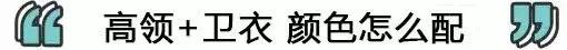 高领衫穿搭,高领打底衫和卫衣搭配