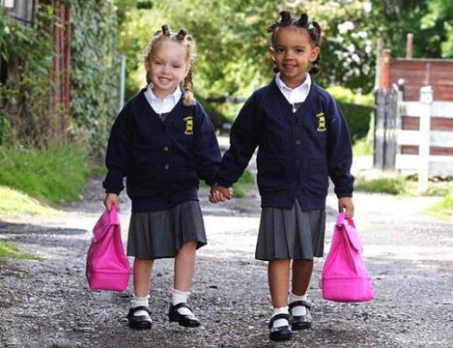 奥利奥双胞胎,夫妻生下黑白双胞胎