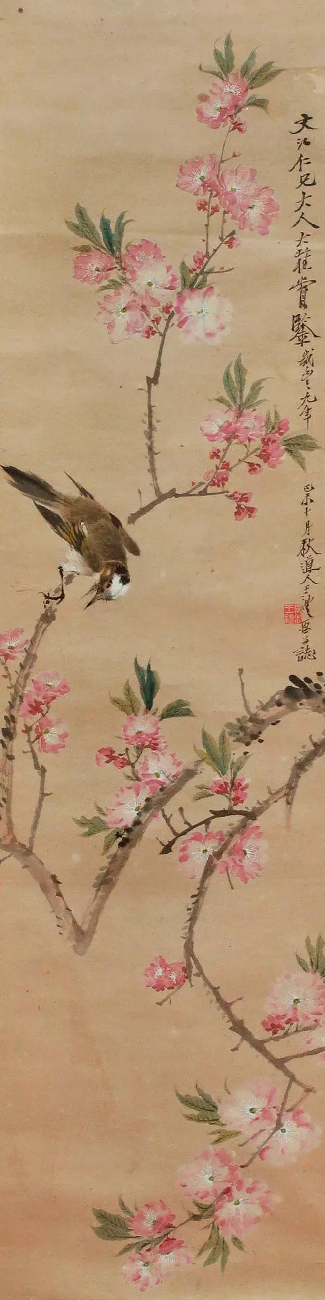 潘天寿100幅花鸟画欣赏,潘天寿花鸟画构图法