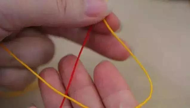 手编绳吊坠怎么打结,四股手编绳打结收尾