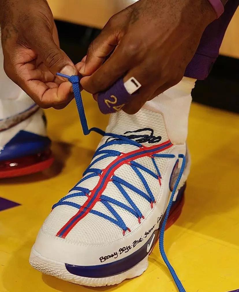 nba杰伦布朗上脚球鞋,nba球星上脚布朗尼1代