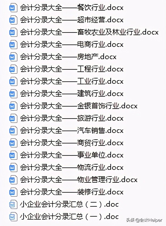 会计做账常用分录,最全做会计分录的步骤和方法
