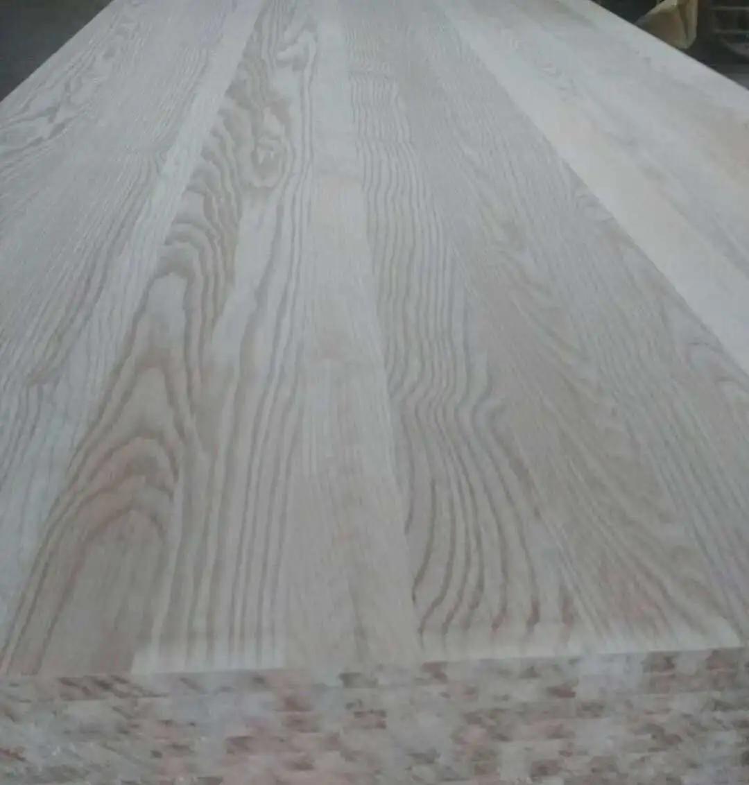 红栎木拼接板,油栎木封边效果