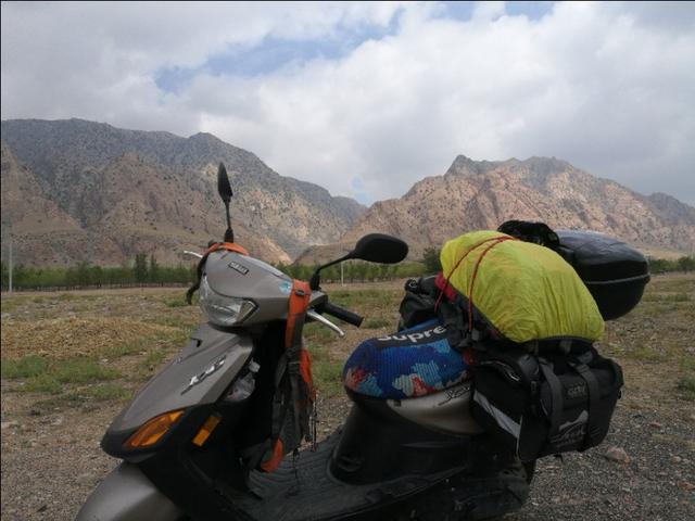 一人一车全程639公里,一人一车骑行1100公里回家