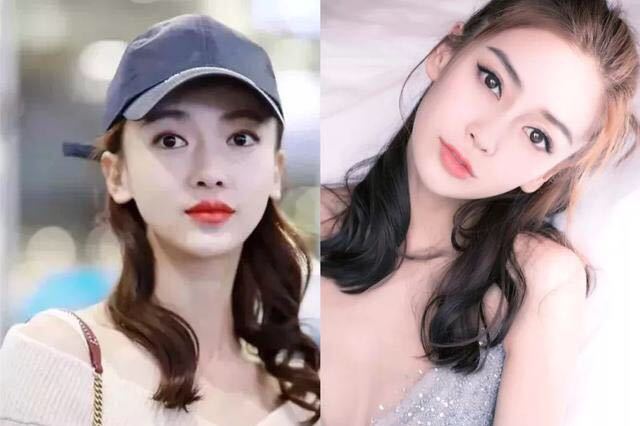 吴谨言杨颖对比图,吴谨言和angelababy哪个漂亮