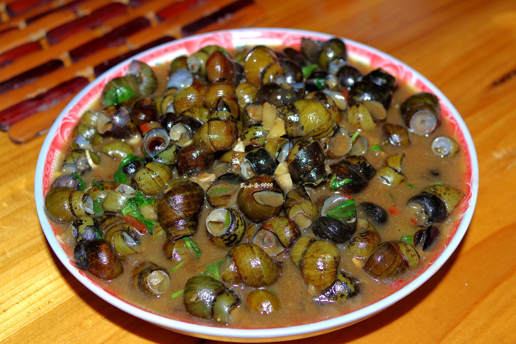 正宗客家田螺汤,潮汕黑暗料理