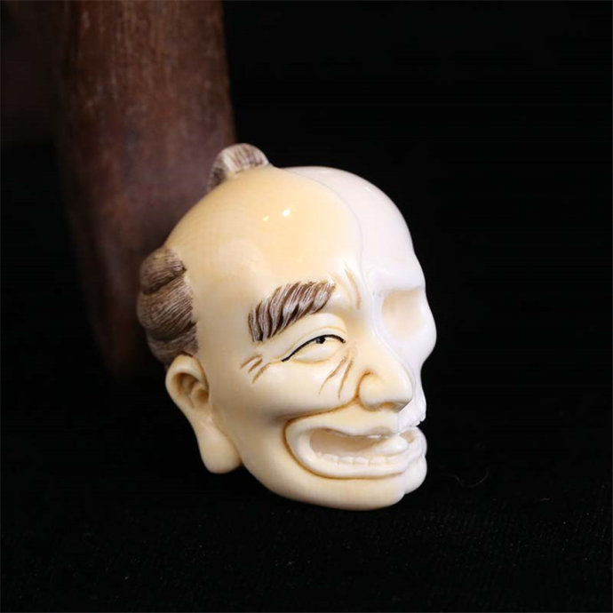 耗时3年才完成的猛犸牙雕作品,猛犸牙雕彩刻