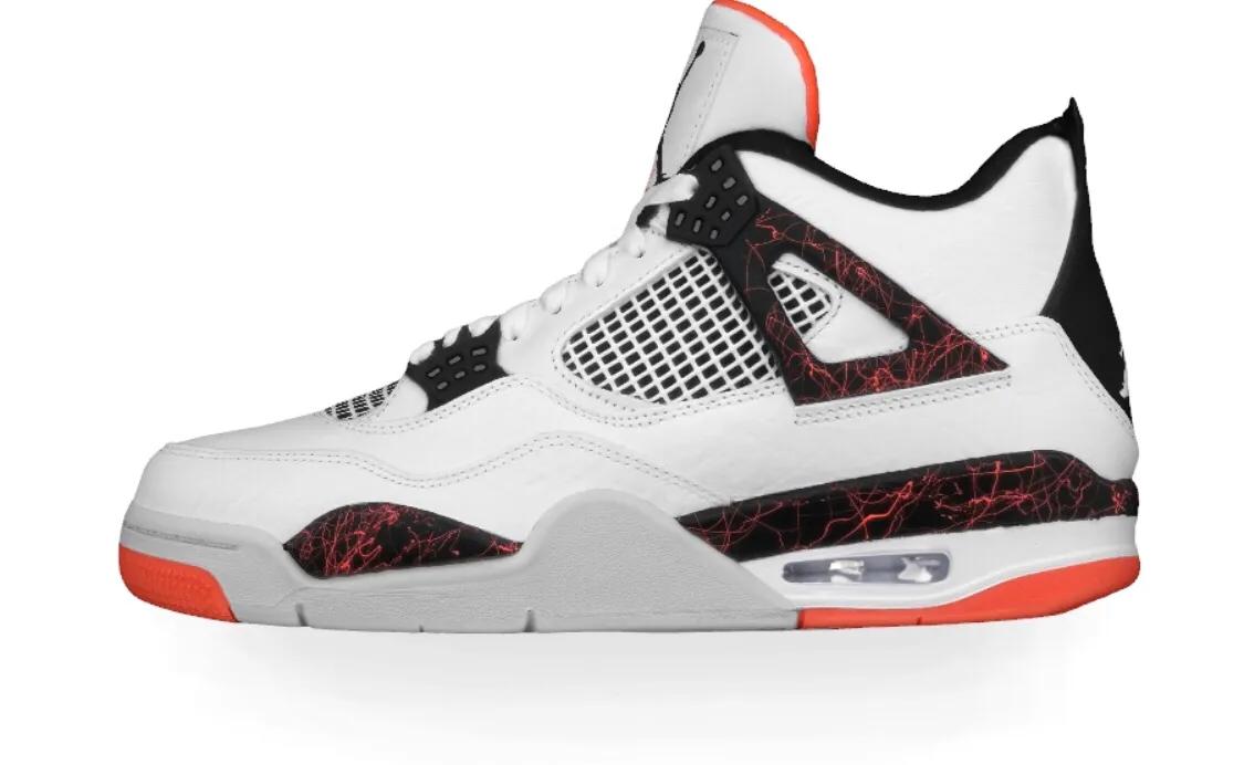 aj4热熔岩鞋码正常吗,aj4黑镭射和aj4热熔岩