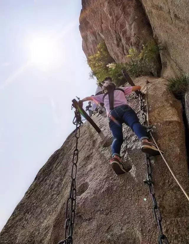 徒步登华山,徒步爬华山最佳路线攻略图片高清