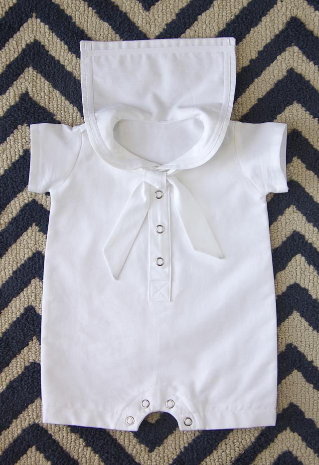 婴儿贴身连体衣制作教程,宝宝罩衣的制作教程